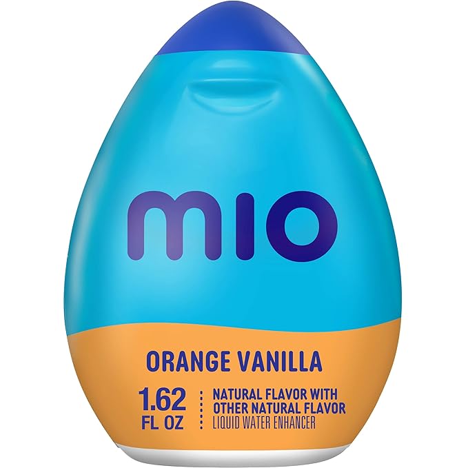 Mio Water Enhancement Variety Pack Includes Green Thunder Black Cherry Orange Tangerine Fruit Punch and Mango Peach 1.62 Fl Oz each (Pack of 5)