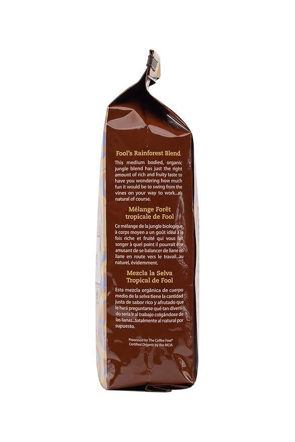 Coffee Fool's Organic Fair Trade Rainforest (Perk)