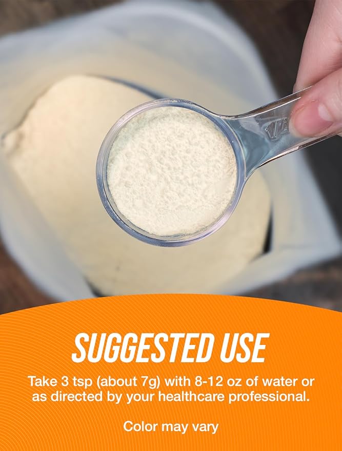 BulkSupplements.com L-Glutamine Powder - Glutamine Supplement Amino Acid Supplement - Orange Smash Flavor 7g per Serving 700g (1.5 lbs) (Pack of 1)