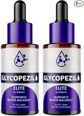 (2 Pack) Glycopezil Drops Official Glyco Pezil Blood Health Support Supplements With Premium Ingredients All Natural Maximum Strength Droppers for Stable Levels and Overall Wellness (4oz/120ml)