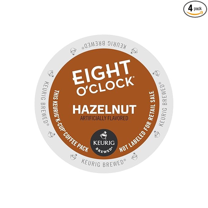Eight O'Clock Coffee Hazelnut K-Cups 48 K-Cups