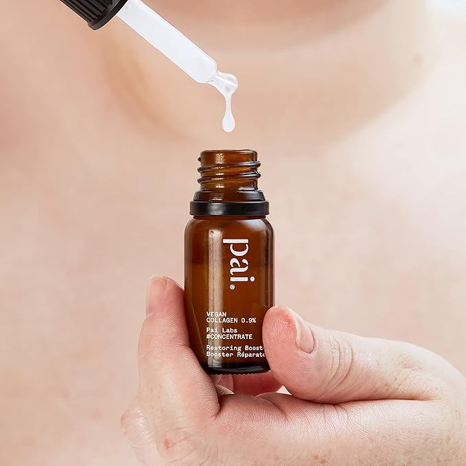 Pai Skincare - Organic Pai Labs Vegan Collagen 0.9% Restoring Booster | Natural Vegan Sensitive Skincare (0.3 fl oz | 10 ml)