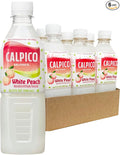 CALPICO White Peach – Smooth Creamy &amp Refreshing Non-Carbonated Beverage Sweet and Tangy Japanese Lactic Acid Drink 16.9 Fl oz (Pack of 6)