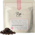 Bone Broth Protein Powder Grass Fed Collagen with 14g Complete Protein &amp 60mg Caffeine Gluten Free Keto &amp Dairy Free Organic &amp Clean Ingredients Caffeinated Chocolate 26 Servings