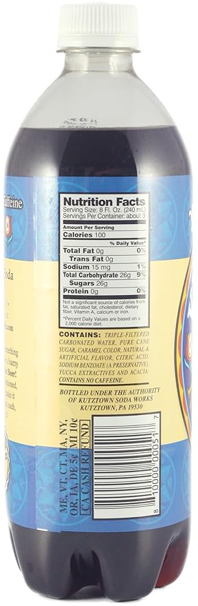 AmishTastes Root Beer Kutztown Nix Besser PA Dutch Style 24 Oz. (Pack of 4)