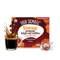 Four Sigmatic High Caffeine Mushroom Coffee K-Cups | Organic Dark Roast Coffee with Lion’s Mane &amp Chaga | Focus &amp Immune Support | Vegan &amp Keto | Sustainable Pods | 24 Count