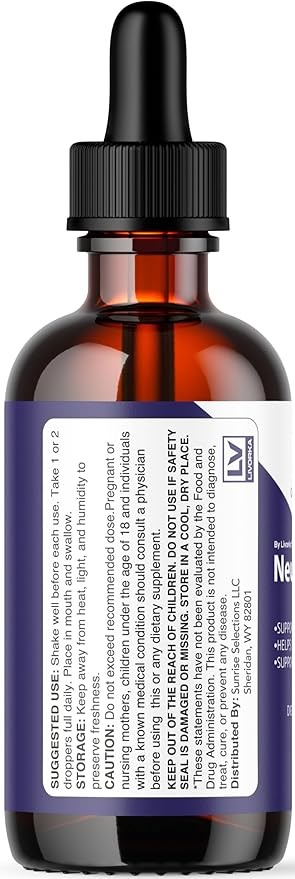 (2 Pack) NeuroDyne - Official NeuroDyne Drops Supplement Brain Support Advanced Formula Neuro Dyne Liquid Premium All Natural Cognitive Focus Nerve Support for Health Wellness 2 Bottles for 2 Months