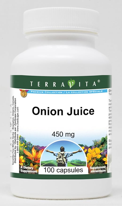 Onion Juice - 450 mg (100 Capsules ZIN: 521794) - 3 Pack