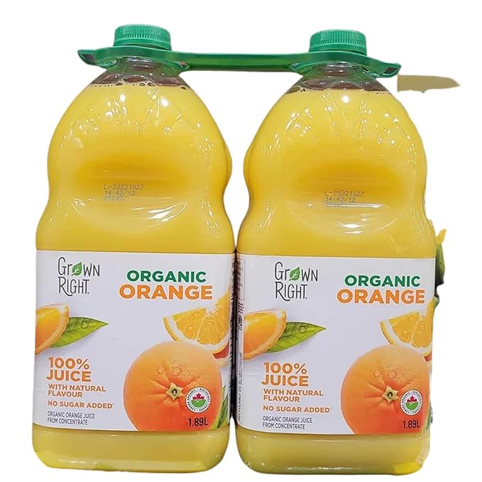 Grown! Right Organic Orange Juice 64 fl oz 2-count