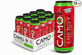CAMO Energy Edge Cherry Bomb Energy Drink 16oz Cans 12 Pack Ultra Premium Caffeine Blend with Infinergy® DiCaffeine Malate Cognizin® Citicoline for Cognitive Fitness Zero Sugar