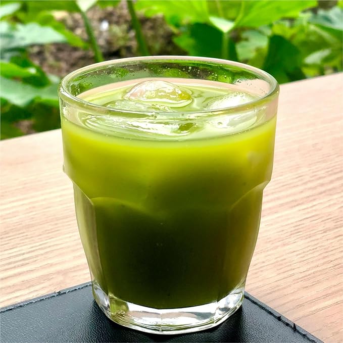 IOS Love Organic Juice - USDA Organic Certified - Cold Pressed No Added Sugar No Water No Artificial Colors No Preservatives No Flavors Added No Gluten - 33.8 Fl Oz (Green Pack of 2)