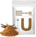 Unleash’d Organic Dandelion Root Powder 16oz – Organic Vegan for Tea &amp Drinks Detox and Digestive Support