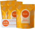 Brodo Organic Chicken Bone Broth Protein-Rich Bone Broth with Collagen Nourishing Chicken Broth Low Sodium for Sipping and Cooking Slow-Simmered for Deep Flavor (4x 25 oz. Pouches)