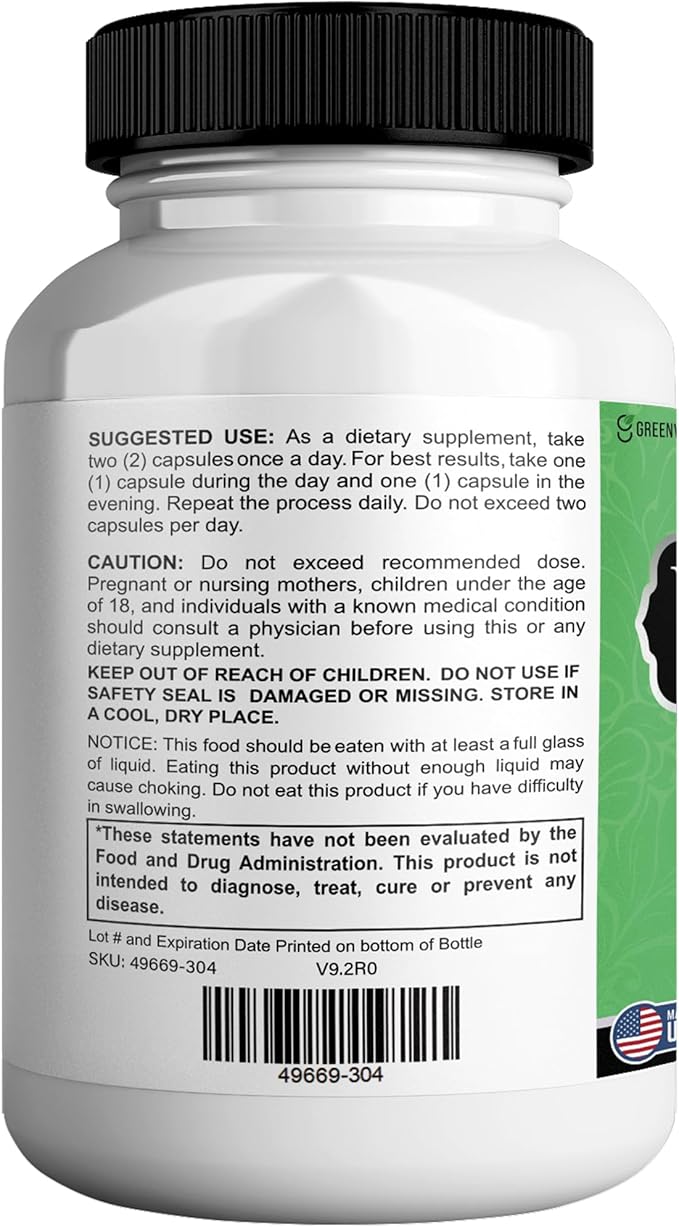 Fast Lean Pro Max Natural Dietary Supplement 60 Capsules 30-Day Supply All Natural Ingredients Vegan Friendly (5)