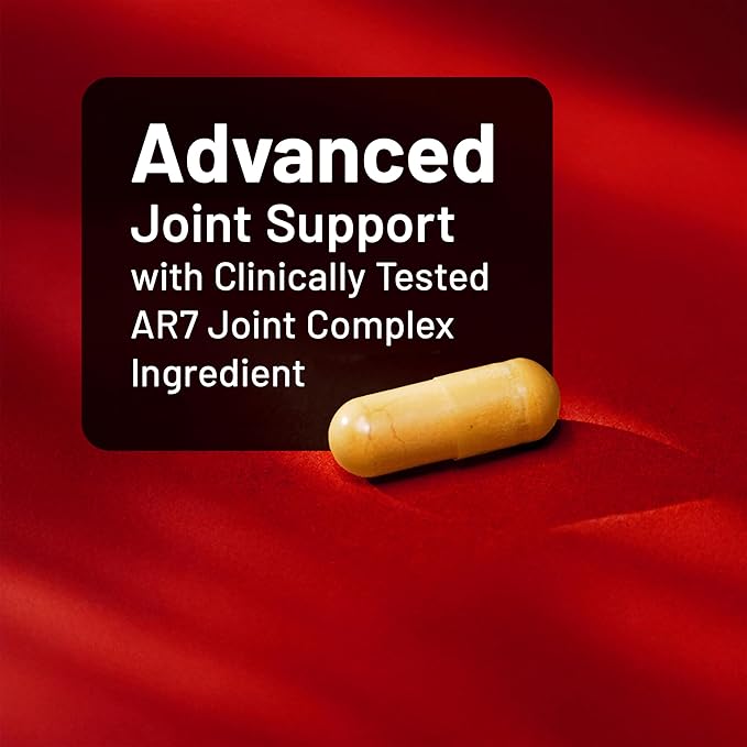 NatureWise Advanced Joint Supplement with Clinically Tested AR7 Joint Complex Ingredient - Comfort &amp Flexibility Support - Non-GMO USA Manufactured - 90 Capsules[30-Day Supply]
