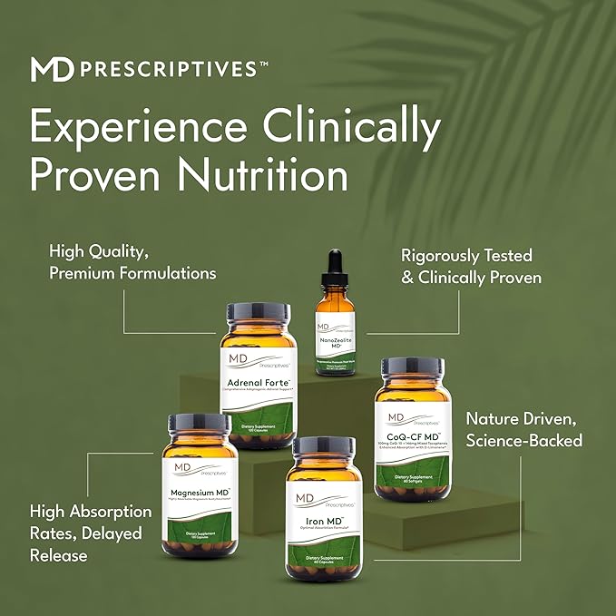 MD Prescriptives - Essential Multi (Delayed Release) - Multivitamin Mineral Complex Supplement for Enhanced Hormone Support - 120 Capsules