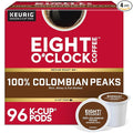 Eight O'Clock Coffee Colombian Peaks Single-Serve Keurig K-Cup Pods Medium Roast Coffee Pods 96 Count