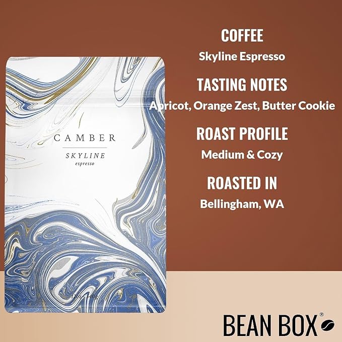 Skyline Espresso - Roasted by Camber Coffee - Whole Bean Coffee - 12 Ounce Bag