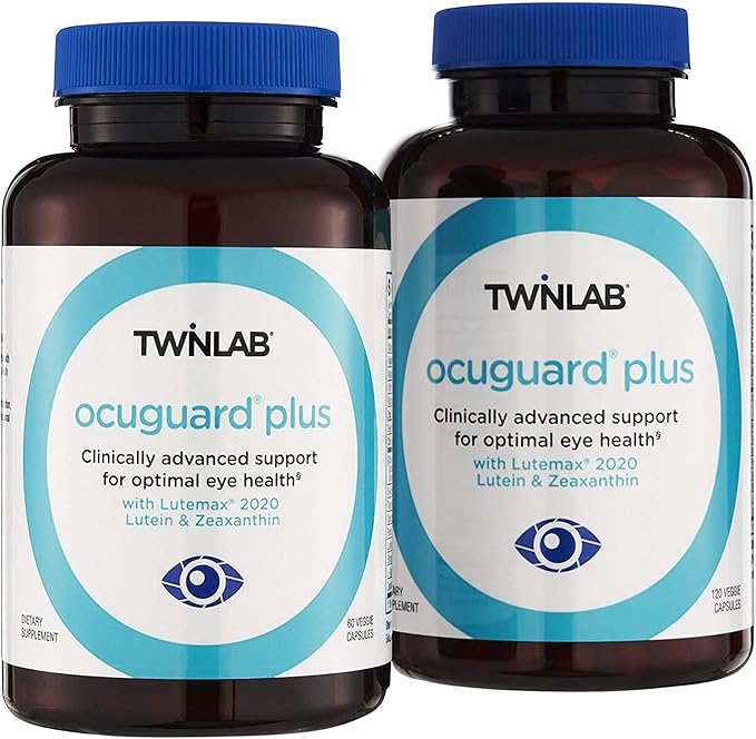 Twinlab Ocuguard Plus - Eye Supplement with Zinc Vitamin A C &amp D - 60 Veggie Capsules