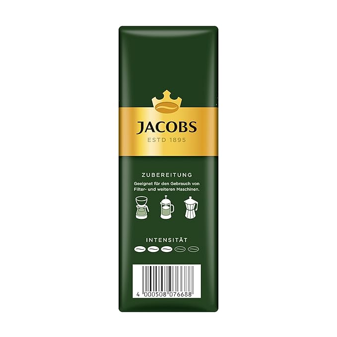 Jacobs Kronung Ground Coffee 500 Gram / 17.6 Ounce (Pack of 1)