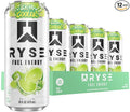 RYSE Fuel Energy Drink - Baja Cooler - Sugar Free Gluten Free &amp Vegan - 200mg Natural Caffeine Taurine &amp Choline for Focus &amp Energy - No Artificial Colors - 16 fl oz Cans (12-Pack)