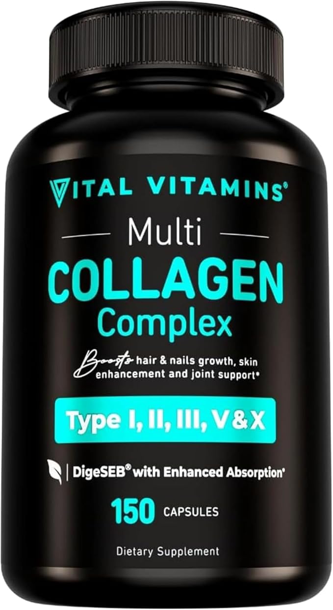 Vital Vitamins Multi-Collagen 150 ct + Astaxanthin Antioxidant Complex 60 ct