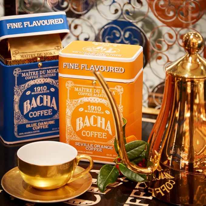 Bacha Coffee | Blue Mountain Wallenford Single Origin Ground Beans Medium Roast 100% Arabica Specialty Coffee 250g Signature Nomad Collection Gift Box