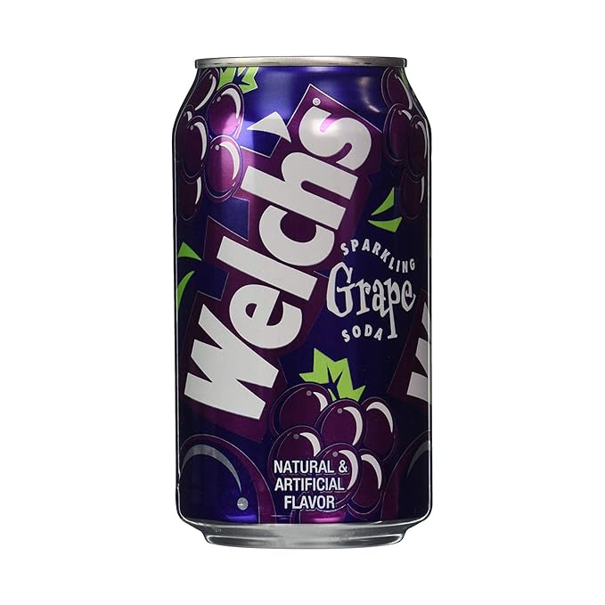 Welch's Sparkling Soda Grape 12 Fl Oz (Pack of 12)