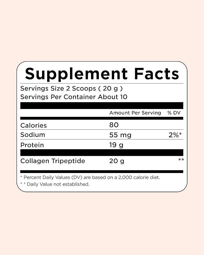 K-Nutra Original Collagen Tripeptide | 200g (7.05oz) | 100% Pure Freshwater Collagen Powder | 200X Absorption GPH | Helps Support Skin Hydration Hair &amp Nail Health