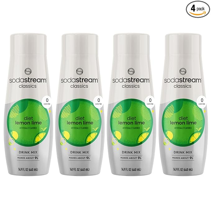 SodaStream Diet Lemon Lime 14.8 Fl Oz Pack of 4