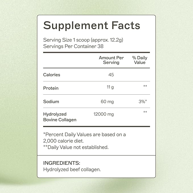 Amy Myers MD Collagen Protein Powder - Type 1 &amp 3 Collagen - Bovine Collagen to Support Healthy Hair Skin &amp Nails - Gluten-Free Dairy-Free &amp Non-Soy - 16.08 oz (38 Servings)
