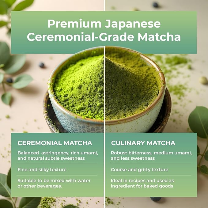 Maiji Japan Matcha Collagen Peptides Powder Supplement Ceremonial Grade Matcha Green Tea Powder (15 Servings Bag)