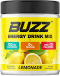 Morning Buzz Energy Drink Powder - Energy Boost - Sugar-Free Energy with Antioxidants - Morning Kick and Sports Nutrition Endurance Product - 30 Servings Lemonade 8 Ounces