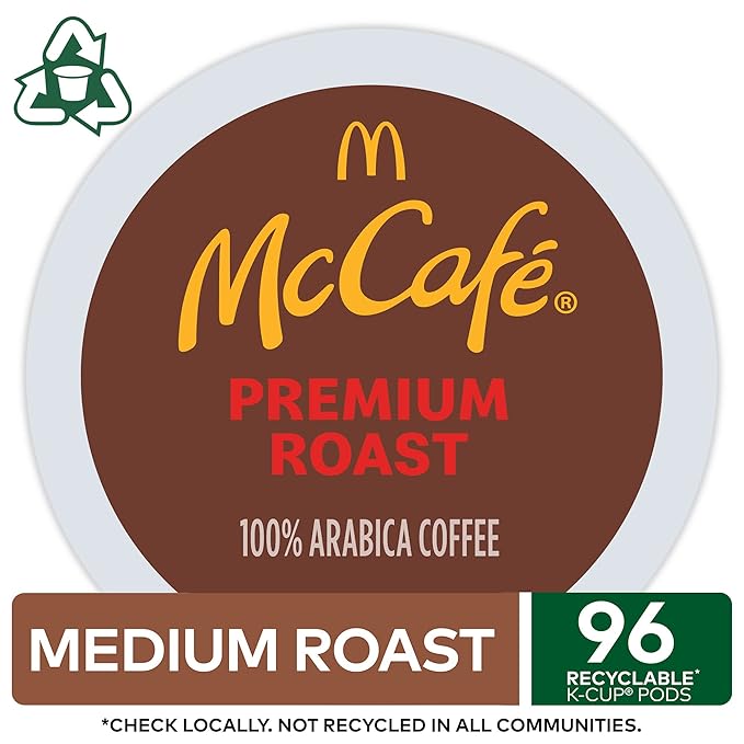 McCafe Single-Serve Pods Premium Roast Classic Box Of 24 Pods Case Of 4 Boxes