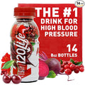 120/Life Blood Pressure Support Beet Root Juice Pomegranate Extract Cranberry Juice Tart Cherry Hibiscus and Magnesium (8 Fl Oz Pack of 14) - Gluten-Free &amp Vegan