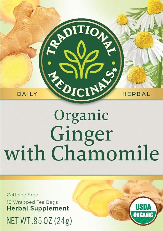 Traditional Medicinals Tea Og1 Ginger W/ Chamoml 16 Bag