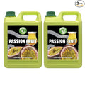 Possmei Passion Fruit Flavored Syrup 5.5 Pound Plastic Jar 2 Pack