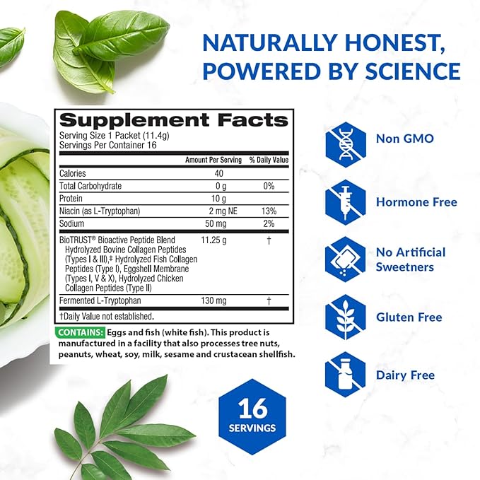 BioTrust Ageless Multi Collagen Peptides Powder – Types I II III V X – Unflavored Collagen Powder for Women &amp Men – Hydrolyzed Protein– Grass Fed Beef Fish Chicken Eggshell Membrane(16 pack