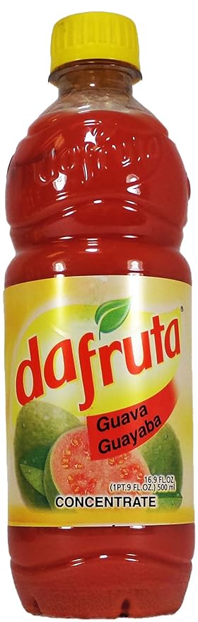 Dafruta Guava Liquid Concentrate- 16.9 FL.OZ 500ml 6 Pack
