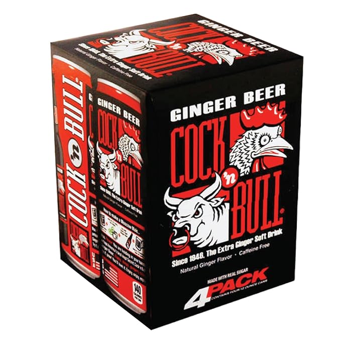 Cock 'n Bull Ginger Beer 24/12 fl. oz. (355ml) Cans Case (24-Pack)