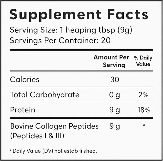 New Life Collagen Peptides Powder Joint Support 6.35 Oz