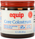 Equip Foods Core Bovine Colostrum Powder - 3000mg Grass Fed Colostrum Supplement - Gut Health Immunity Recovery Lactoferrin Supplements - Keto Friendly Bovine Colostrum 30 Servings Unflavored