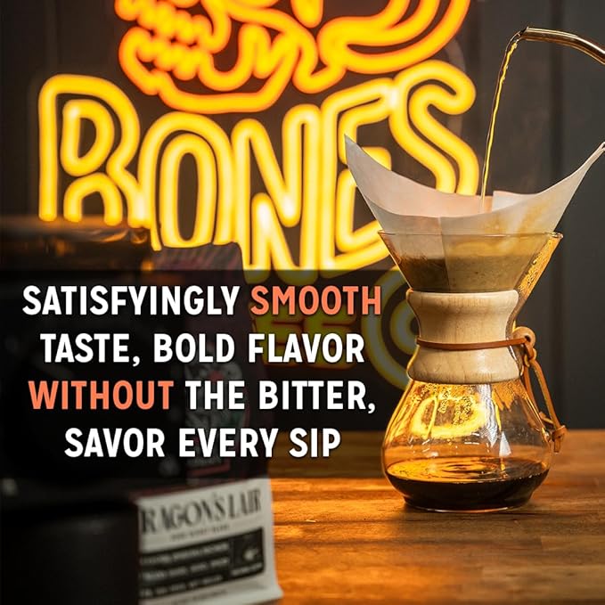 Bones Coffee Company Blueberry Blast Cake With French Toast Ground Coffee 12 oz Bundle