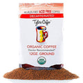 Tyler's USDA Organic Ground Coffee – Low Acid 100% Arabica Decaffeinated Coffee Medium Roast Smooth &amp Balanced Flavor – 12 oz