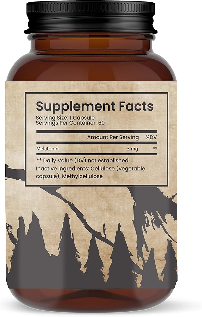 MELATONIN 5MG Supplements 60 Capsules