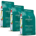 Lifeboost Medium Roast Whole Bean Coffee - Low Acid Organic Coffee Non-GMO USDA Organic Single Origin Third-Party Tested for Mycotoxins &amp Pesticides - 12 oz Pack of 3