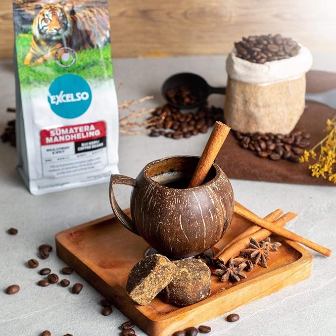 Excelso Sumatera Mandheling Ground Coffee 200g (Pack of 1)