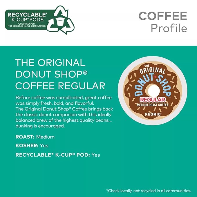 The Original Donut Shop Regular Keurig K-Cup Pack (100 K-Cups)