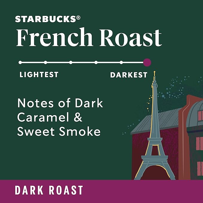 Starbucks VIA Instant Coffee Packets Single Serve Dark Roast Coffee French Roast 96 Packets