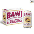 Bawi Agua Fresca Passion Fruit Flavored Sparkling Drink 12 Fluid Ounces (Pack Of 12)
